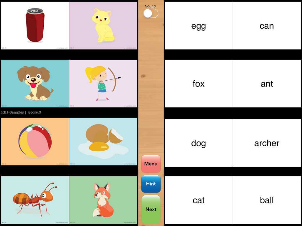 Kindergarten English Worksheets Pdf Along with App Shopper Kematch Kindergarten English Imageword Match