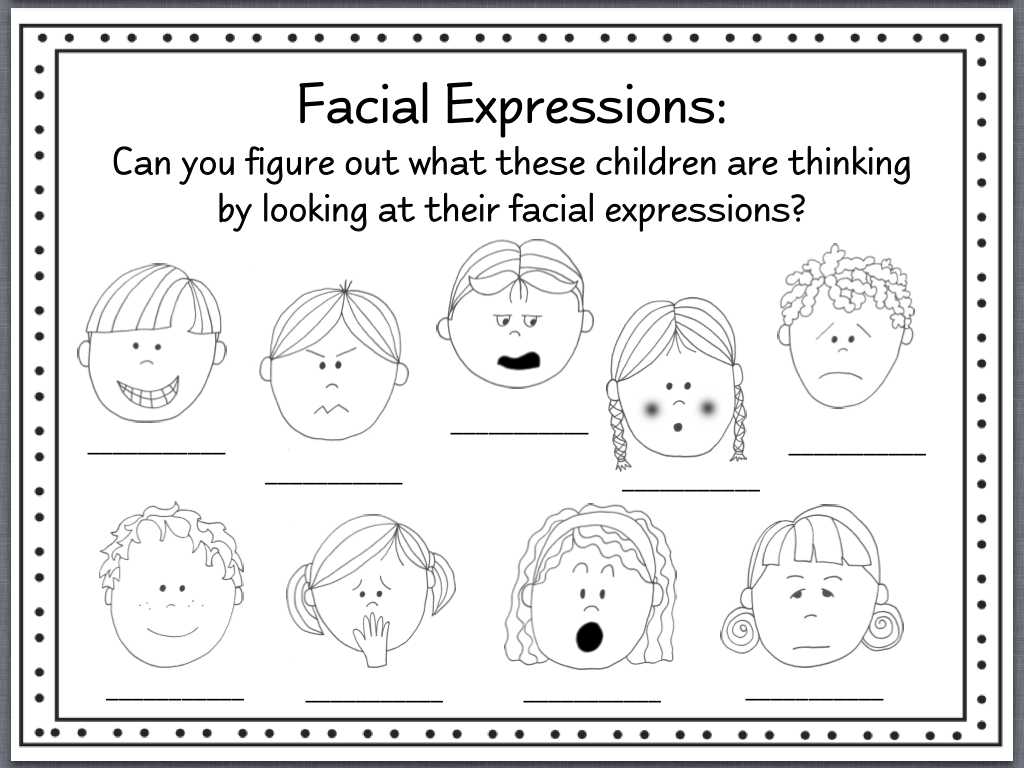 Learning Spanish Worksheets Also Facial Expressions Worksheets Bing Images