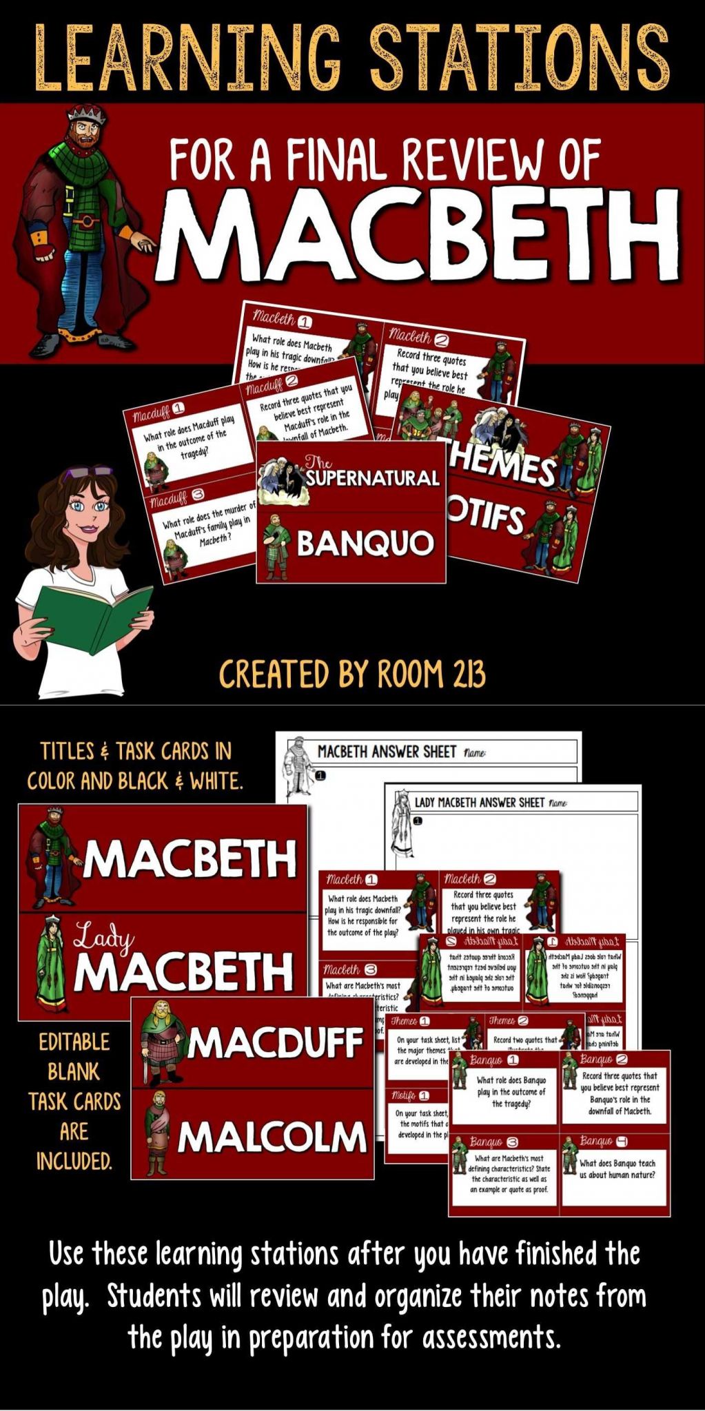 Macbeth Act 3 Vocabulary Worksheet with A Free Of A Ic for Act I Of Macbeth with An Activity