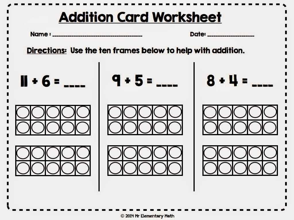 Math Worksheet Generator Along with Fancy Ten Frame Math Worksheets Ideas Math Worksheets Mo