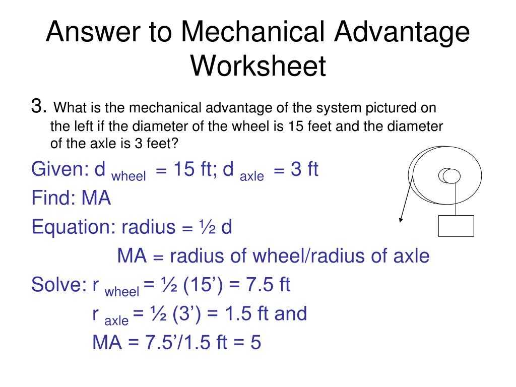 Mechanical Advantage and Efficiency Worksheet Answer Key Along with Mechanical Advantage and Efficiency Worksheet Gallery Work