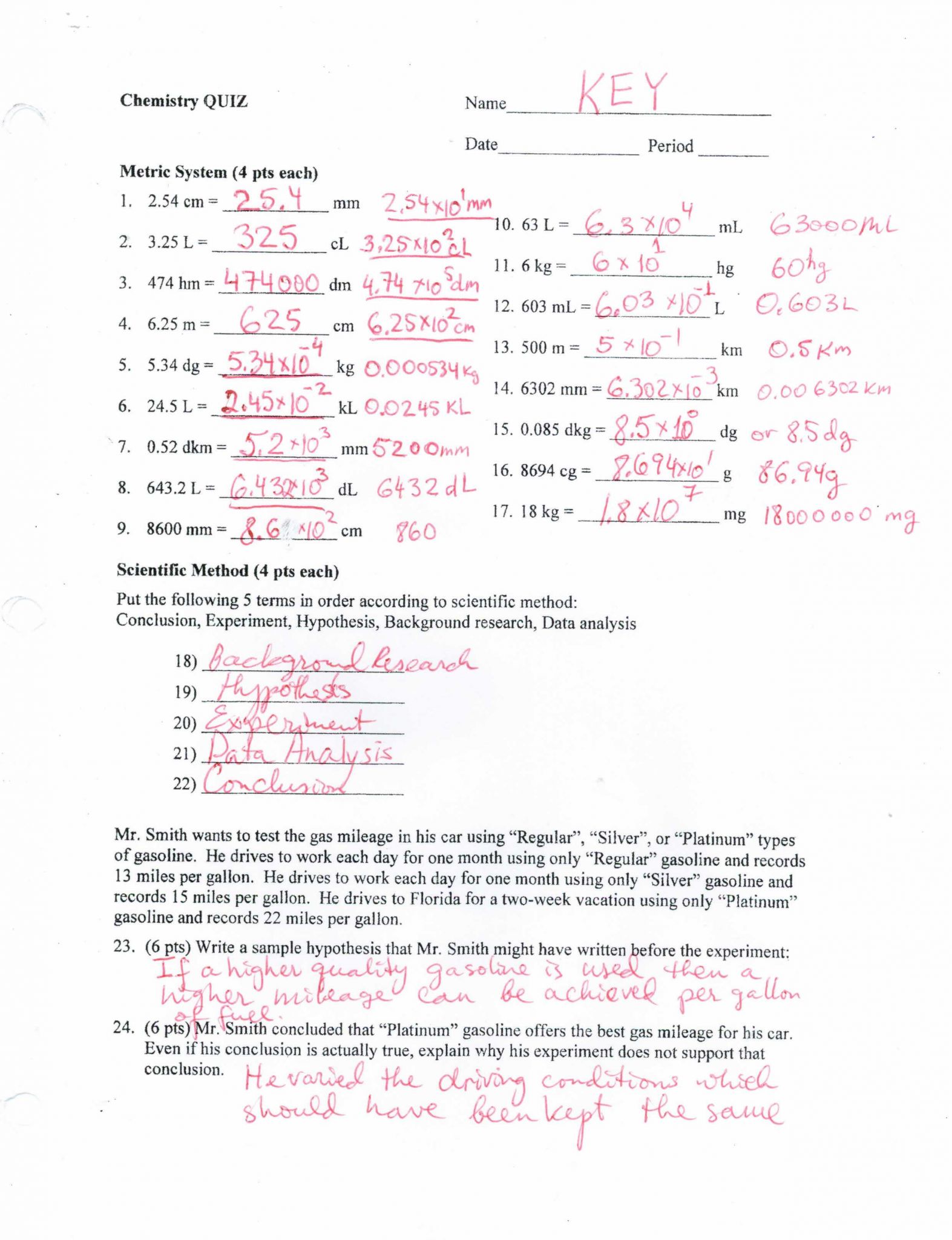 Metric Conversion Practice Worksheet or Writing Meters Liters and Grams Worksheet Answers Choice Image