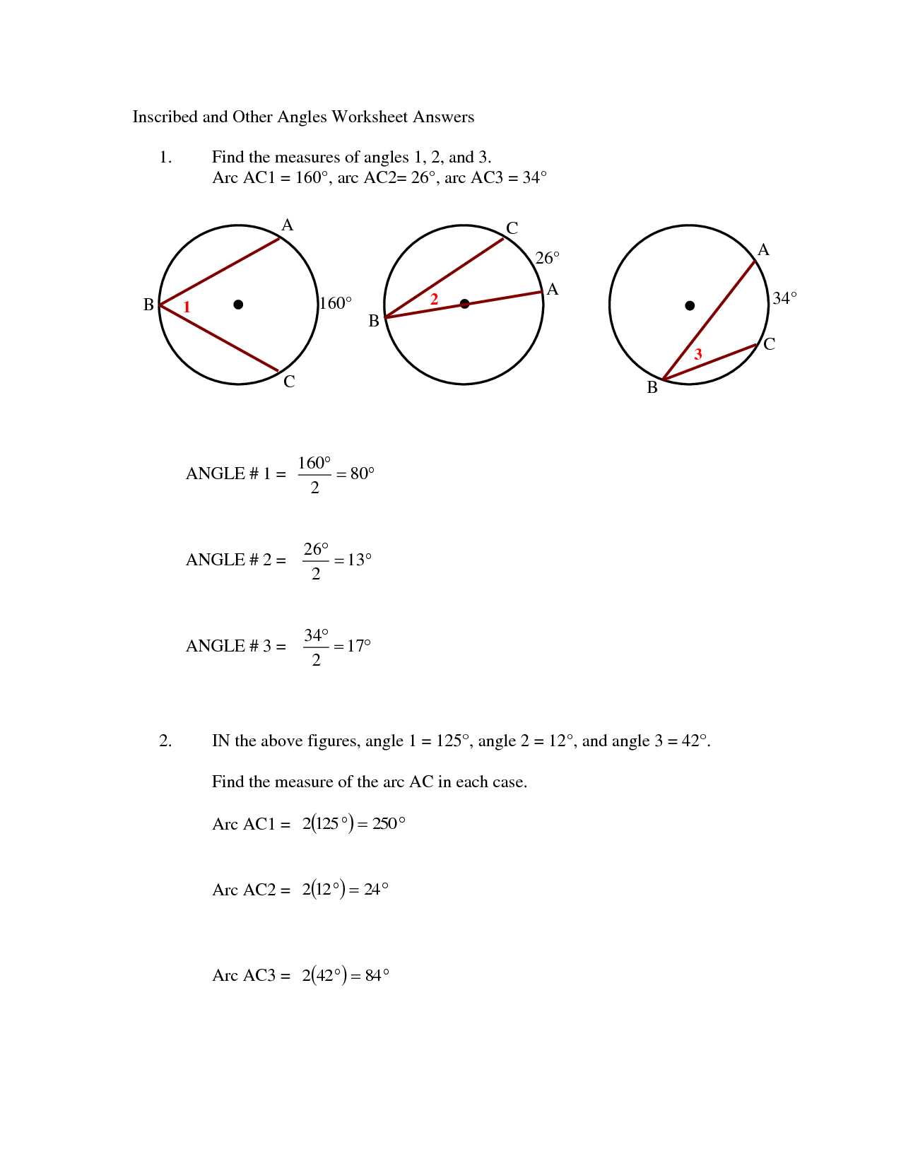 Milliken Publishing Company Worksheet Answers Mp4057 as Well as Inscribed Angles Worksheet & ""sc" 1"st" "geometry Mon Core