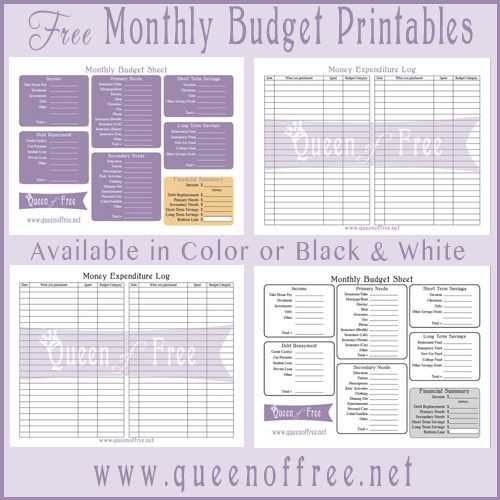 Monthly Expense Worksheet Free Also Free Printable Bud forms