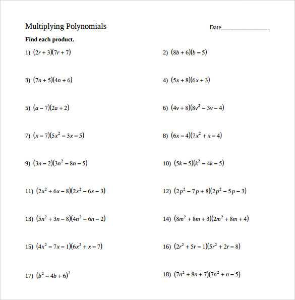 Multiplying Monomials and Polynomials Worksheet together with Multiplying Polynomials Worksheet Answers Uncategorized Adding