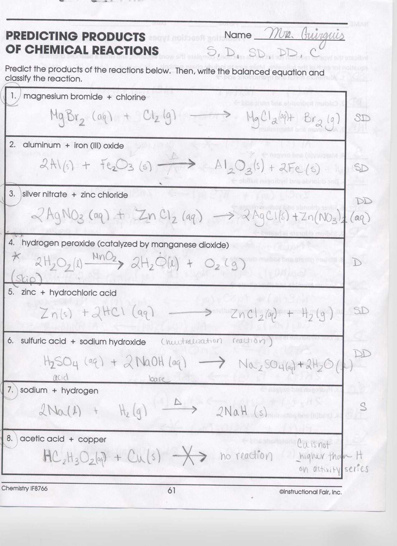 Neutralization Reactions Worksheet Along with Oxidation Reduction Reactions Worksheet Gallery Worksheet for Kids