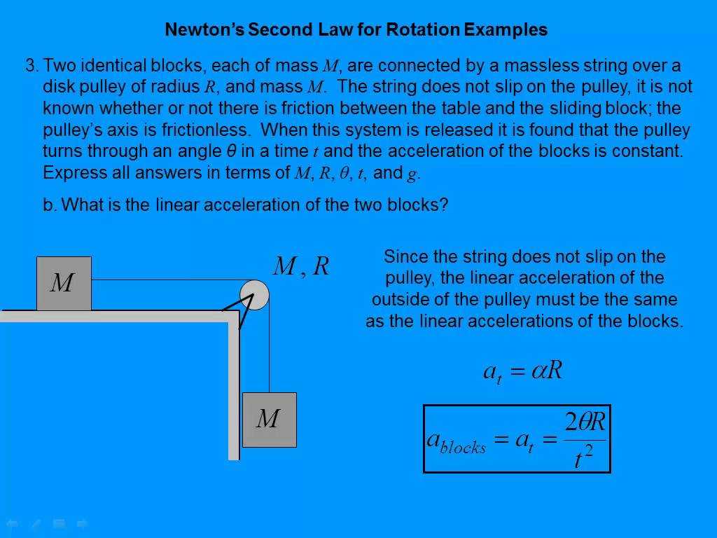 Newton's Laws Of Motion Review Worksheet Answers with Newtonampaposs 2nd Law Rotation Examples
