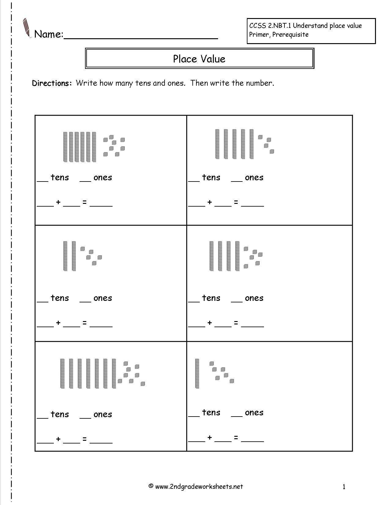 Nomenclature Worksheet 1 Also Base Ten Worksheets Image Collections Worksheet for Kids In English