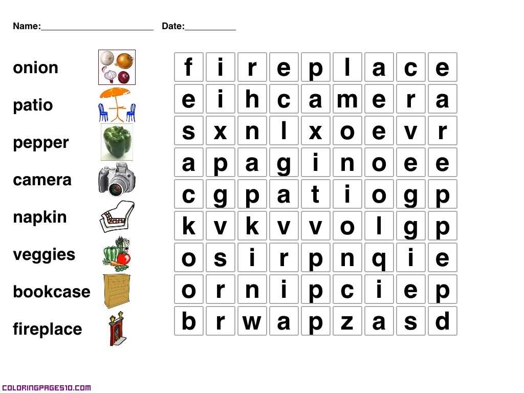 Non English Speaking Students Worksheets as Well as Easy Wordsearch