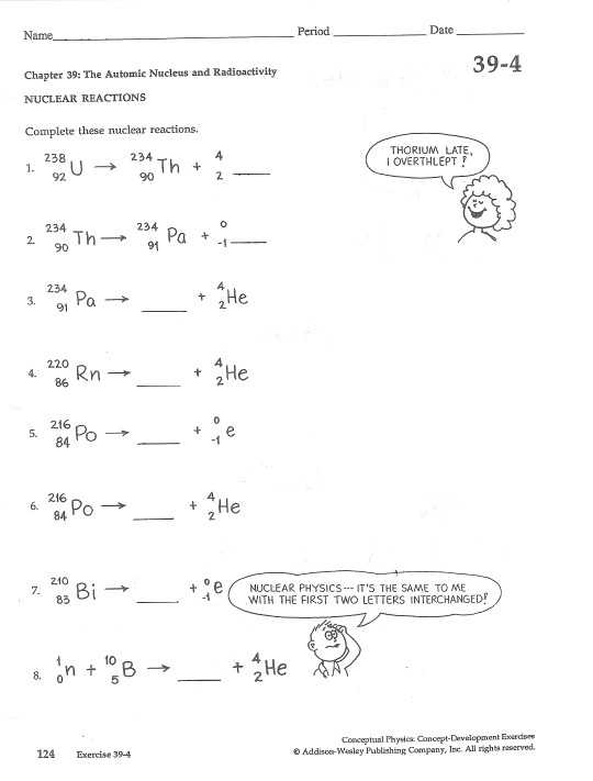 Nuclear Reactions Worksheet Answers and Nuclear Reactions Worksheet Answers Awesome Chemistry Archive June