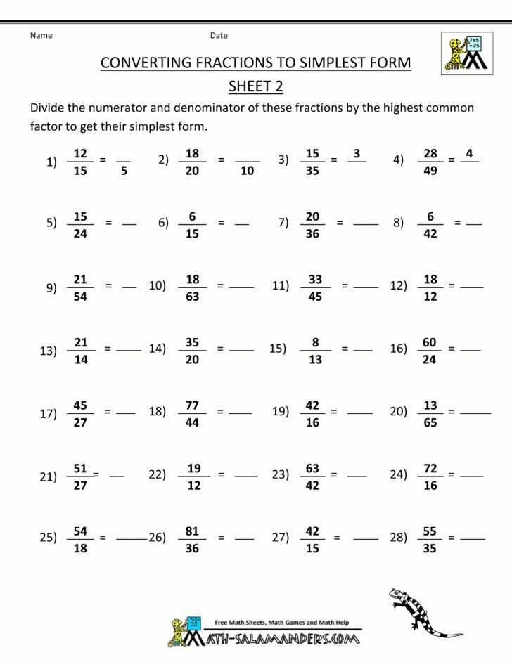 Operations with Fractions Worksheet Pdf Along with Fractions Fourth Grade Math Fractions Worksheets for All Reducing