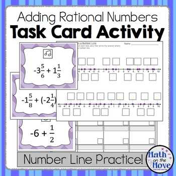 Ordering for Rational Numbers Independent Practice Worksheet Answers Also Positive and Negative Mixed Numbers Teaching Resources