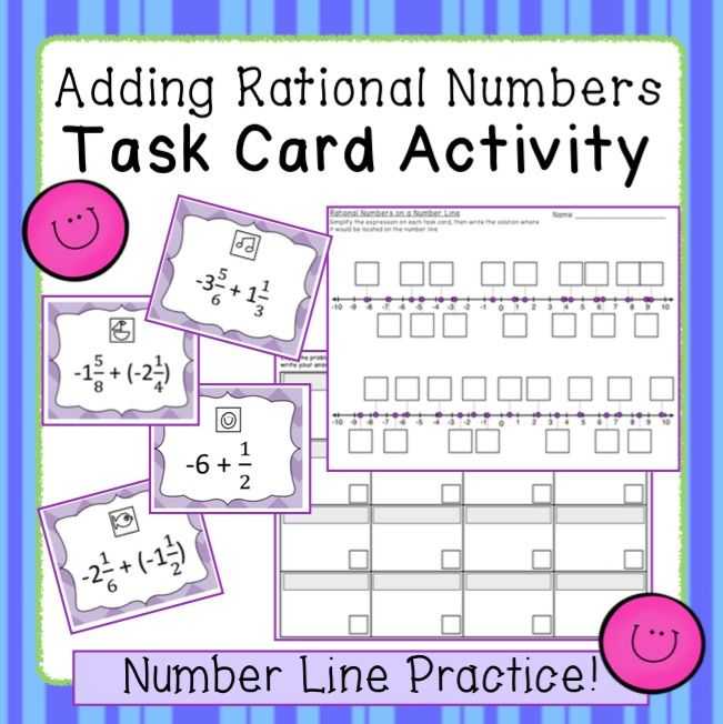 Ordering for Rational Numbers Independent Practice Worksheet Answers and 8 Best Rational Numbers Images On Pinterest