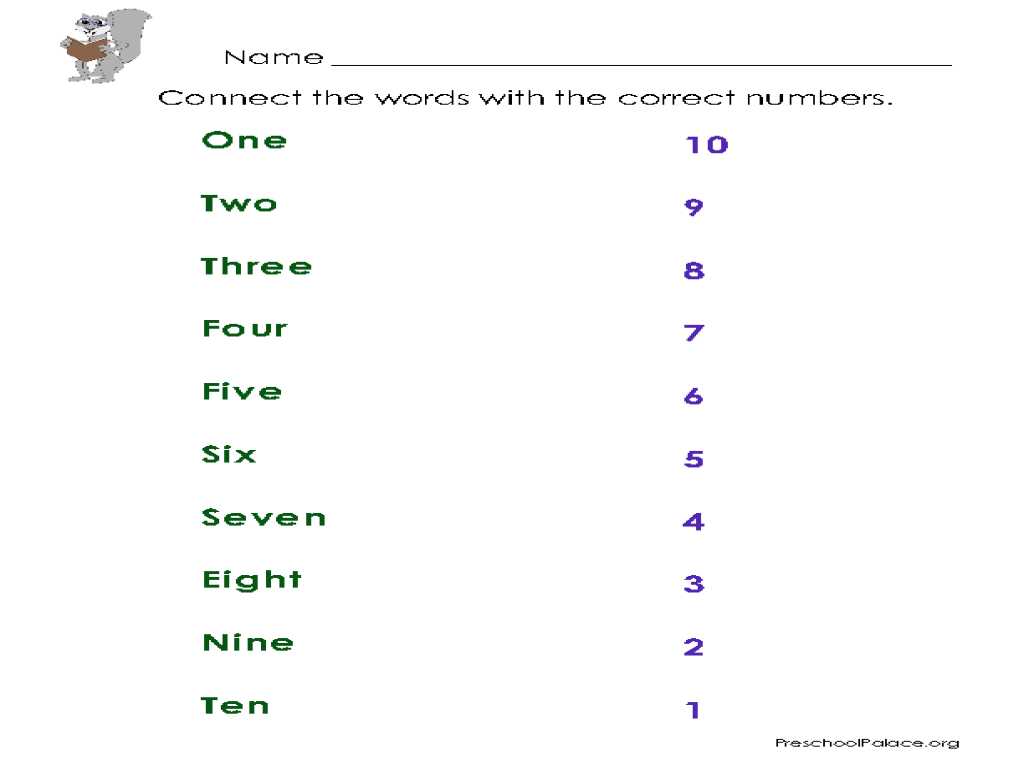 Ordering Numbers Worksheets Along with All Worksheets Number Matching Worksheets Pictures Free Pr