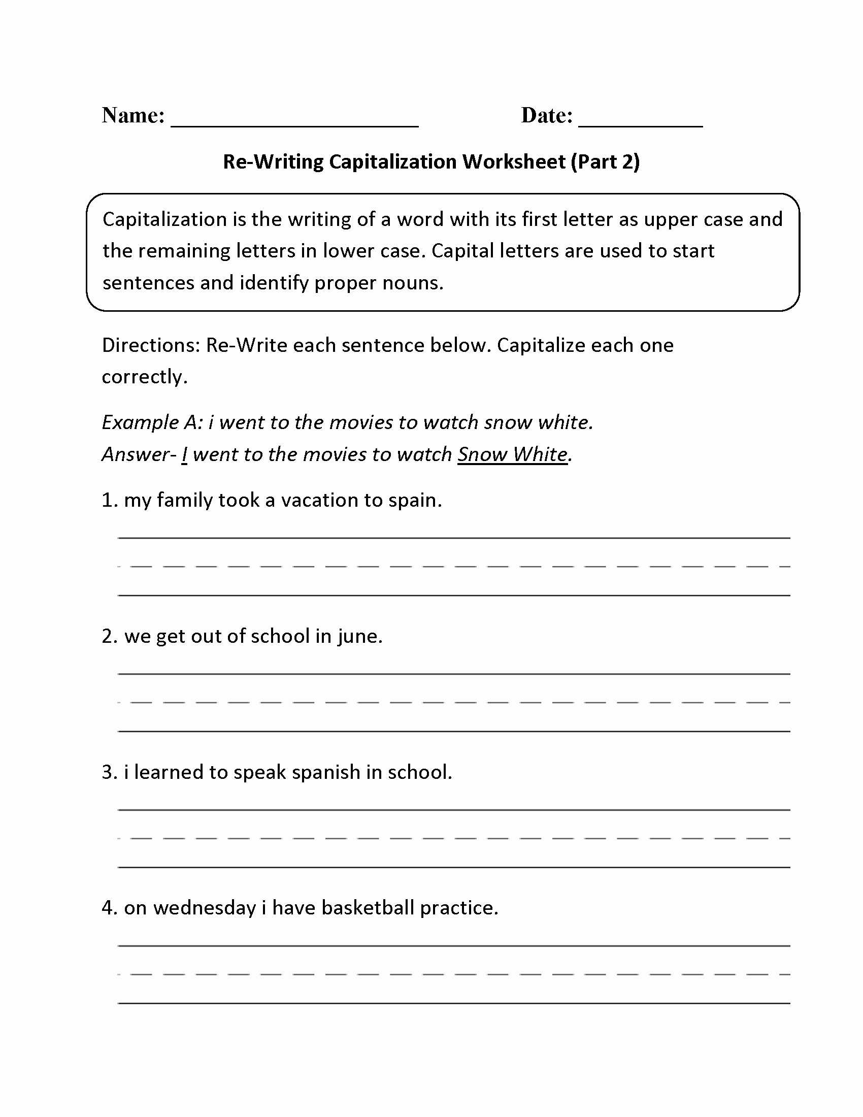 Paragraph Correction Worksheets Pdf Also 15 Lovely Worksheet 4th Grade