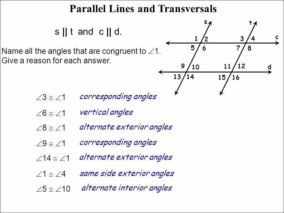 Parallel Lines Cut by A Transversal Worksheet Answer Key with Parallel Lines and Transversals Worksheet Inspirational 35 Handy
