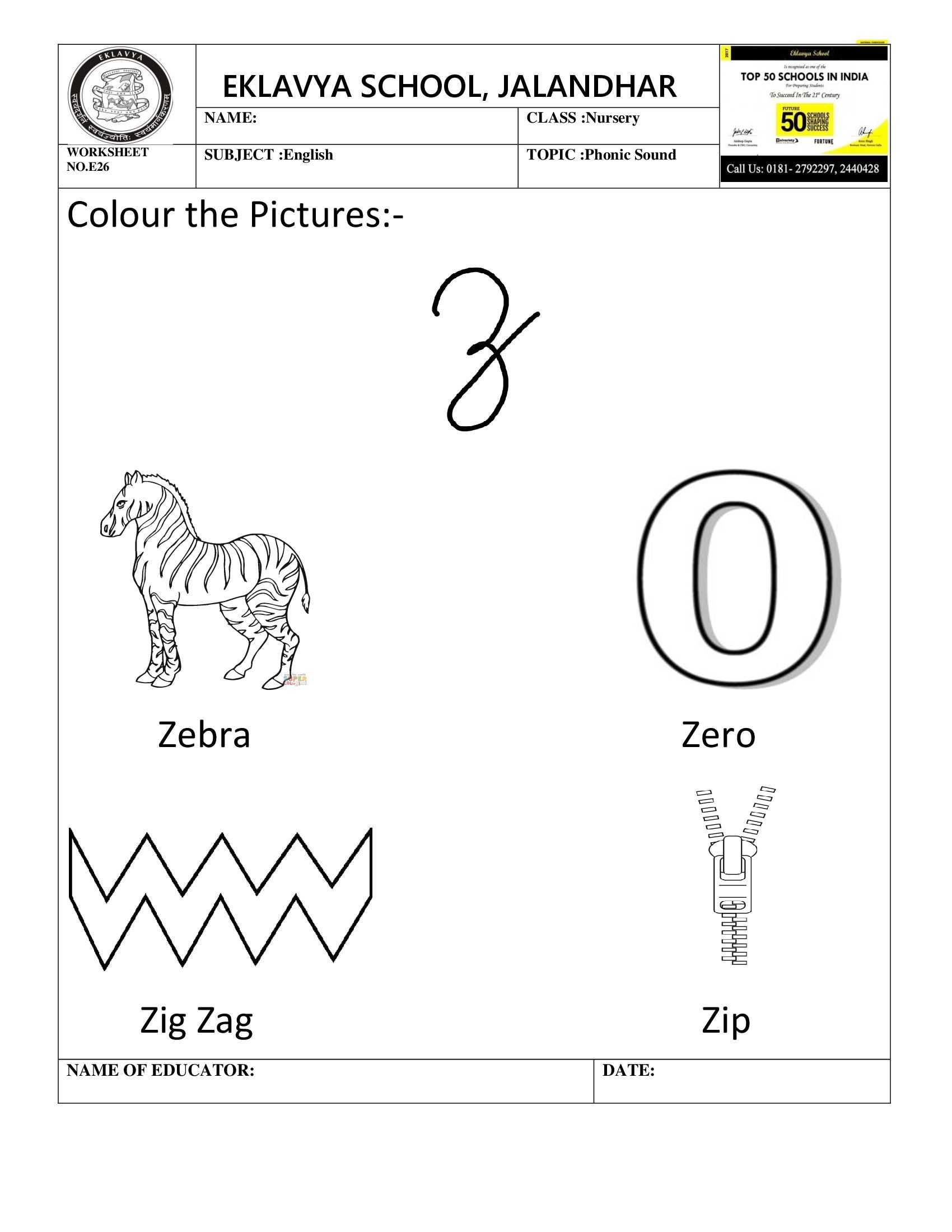 Parts Of A Check Worksheet together with Worksheet On Phonic sound Z