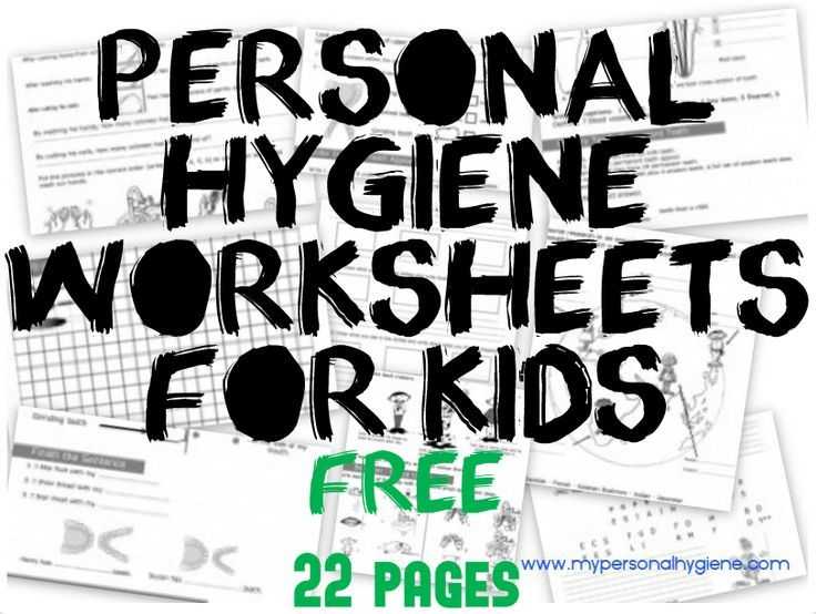 Personal Hygiene Worksheets Middle School Also Personal Hygiene Worksheets for Kids for Kids 3 Levels Of