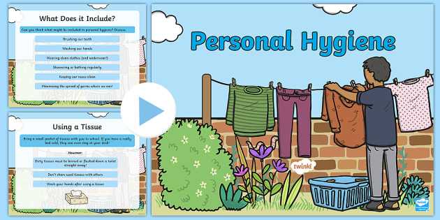 Personal Hygiene Worksheets Middle School or Personal Hygiene Powerpoint Health Wellbeing Hygiene