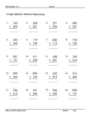 Picture Addition Worksheets as Well as Math Worksheets Help Your Kids Learn 3 Digit Addition with No