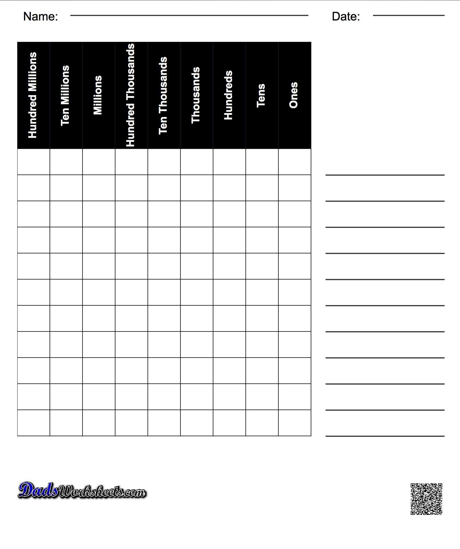 Place Value Worksheets for Kindergarten or Kids Place Value Game with Dice Still Playing School Grid Twinkl
