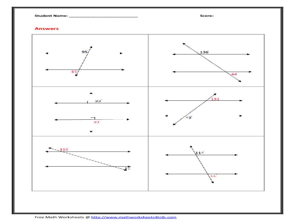 Plotting Points Worksheet Pdf together with Parallel Lines Transversal Worksheet Image Collections Wor