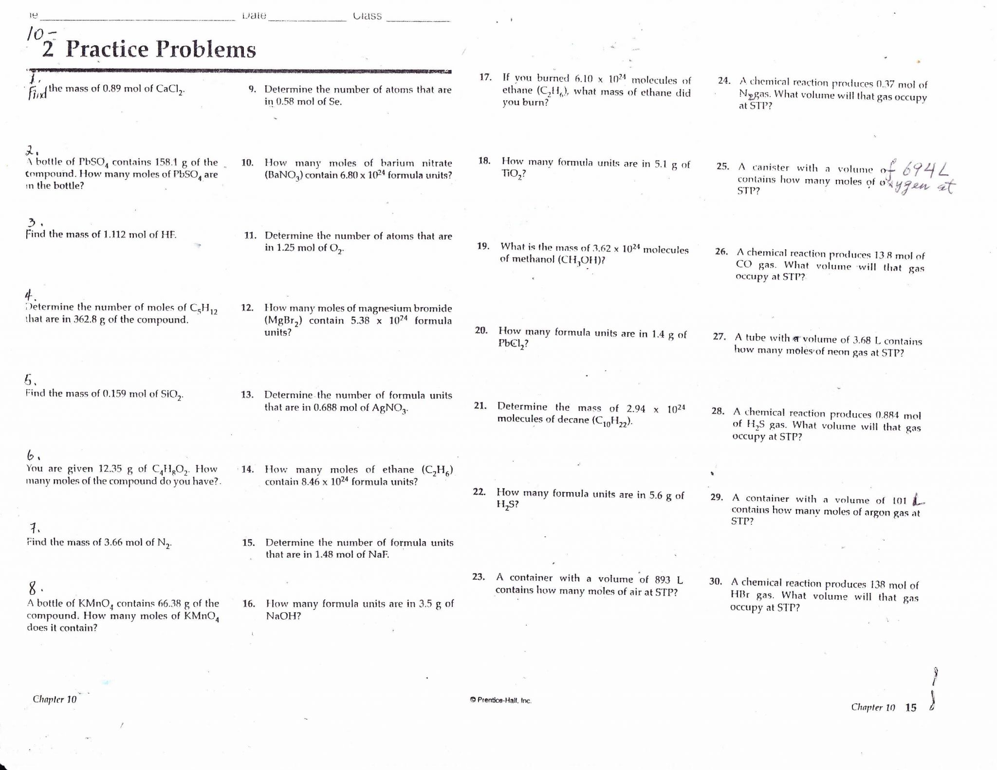 Poetic Devices Worksheet 5 with Stoichiometry Mole Mole Problems Worksheet Image Collections