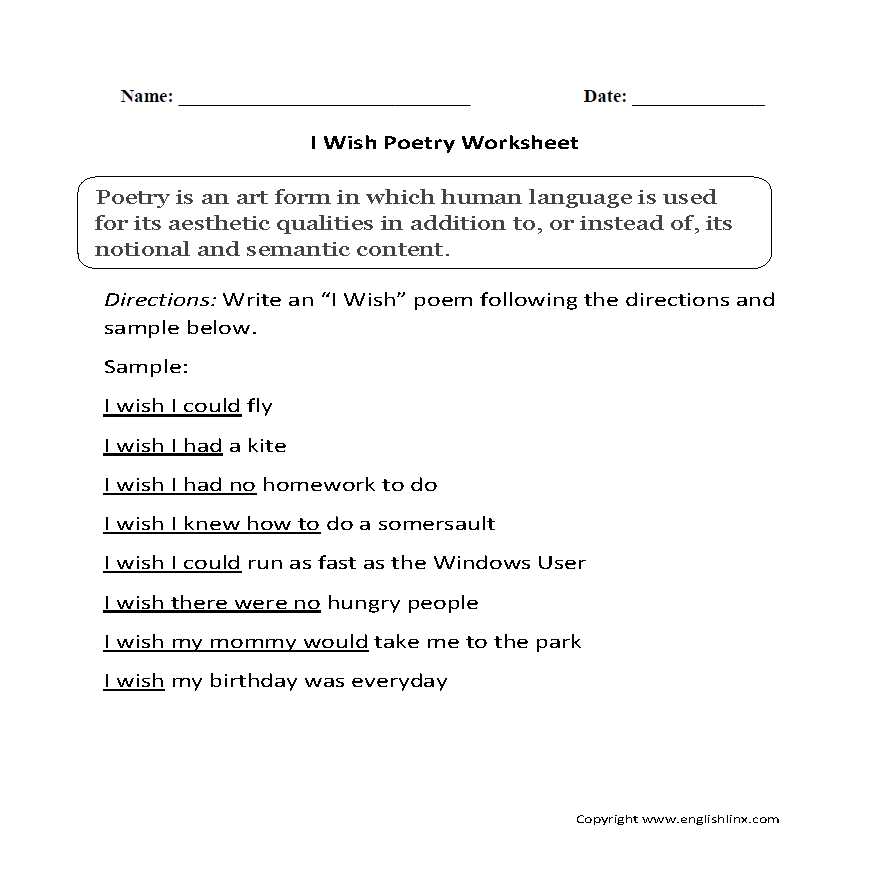 Poetry Worksheets Printable together with Poetry Worksheets Pdf aslitherair