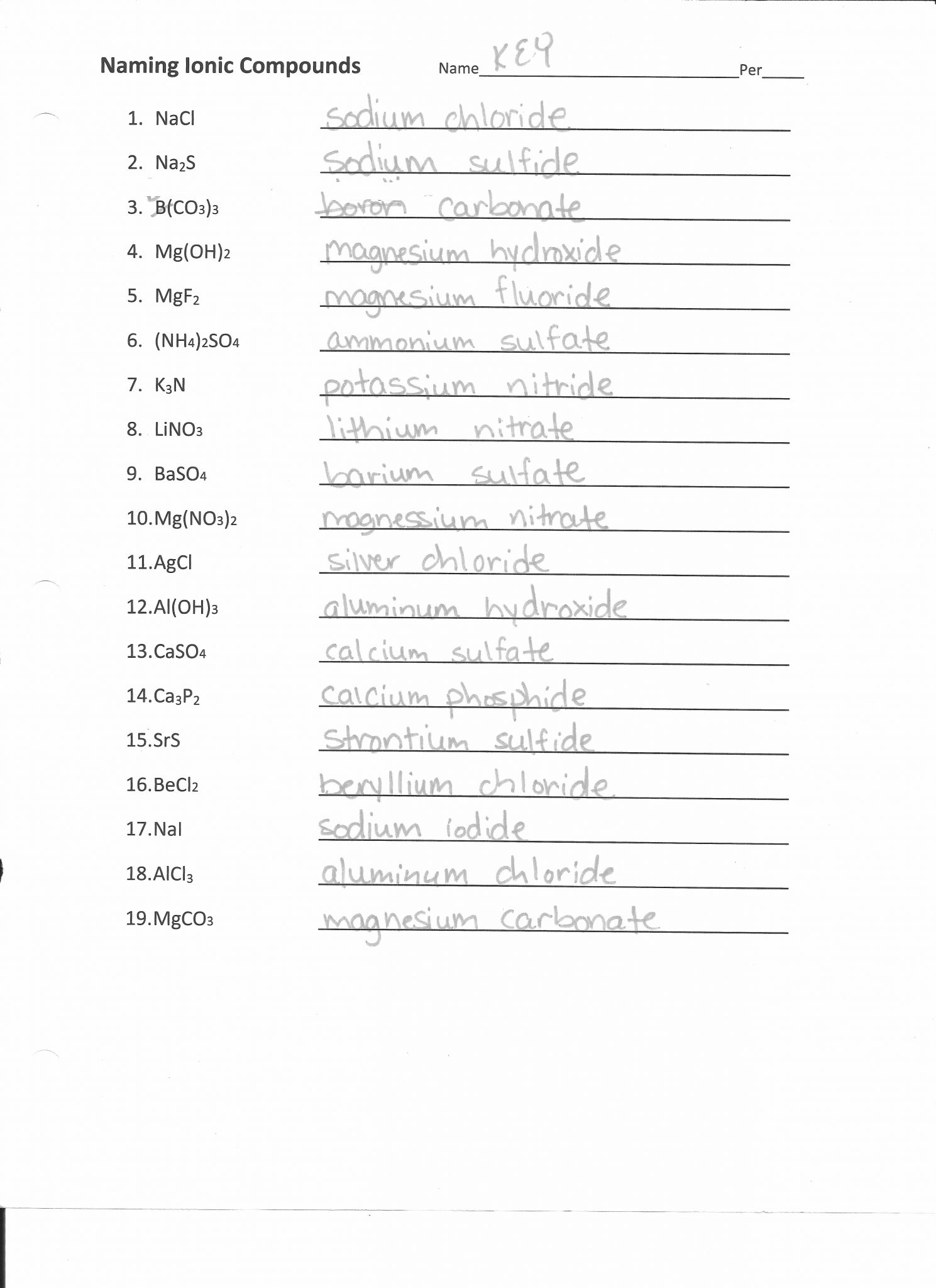 Polyatomic Ions Worksheet Along with Ternary Ionic Pounds Worksheet Answers Choice Image Worksheet