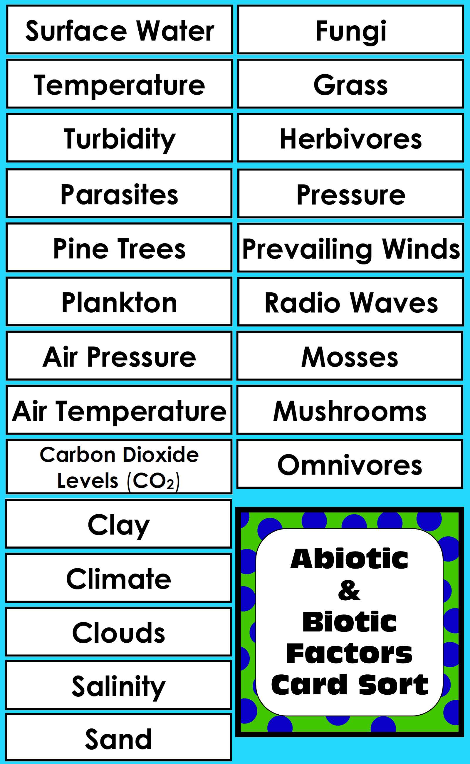 Population Dynamics Worksheet as Well as Abiotic & Biotic Factors Living & Non Living Things In Ecosystems