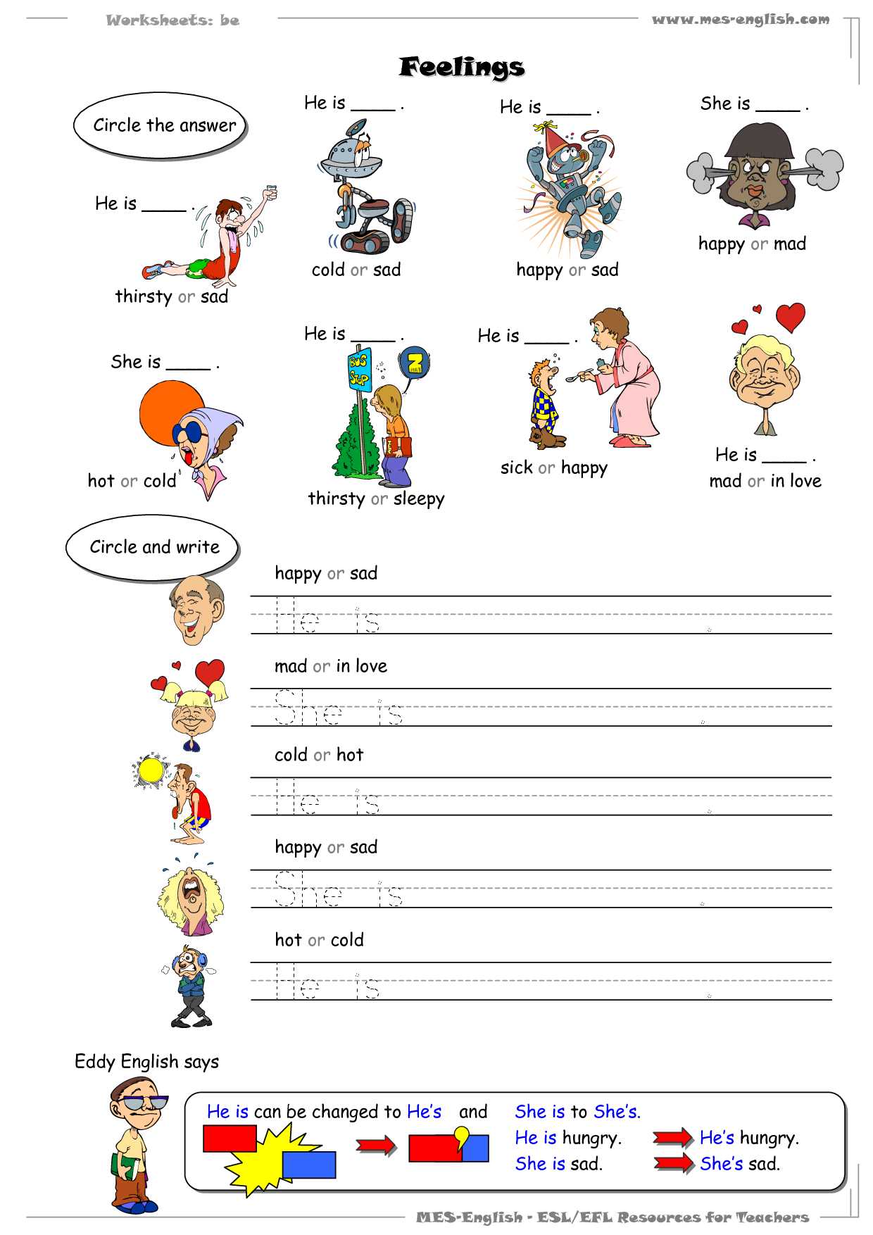 Positive Thinking Worksheets and Esl Worksheets Mes English Worksheets Feelings