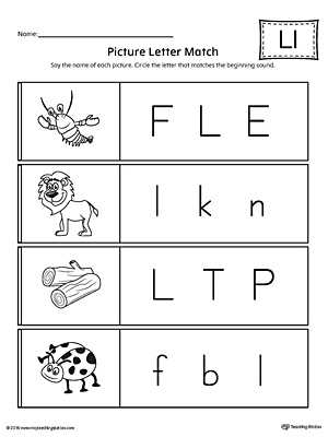 Preschool Letter L Worksheets Along with Kindergarten Printable Worksheets