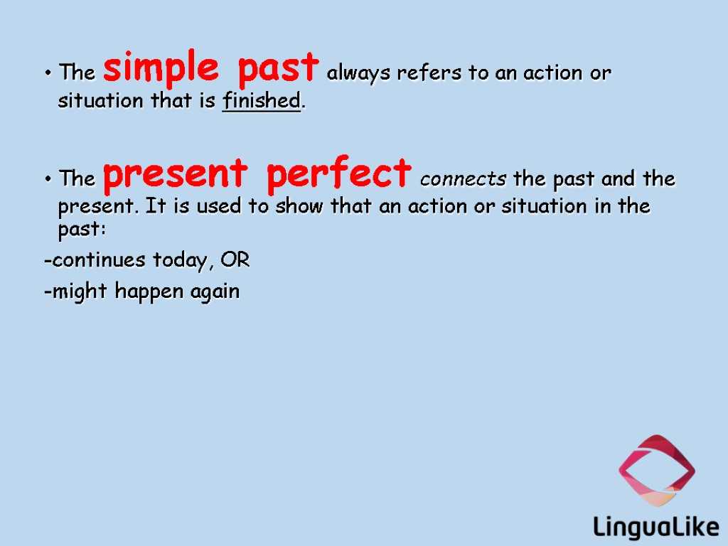 Present Perfect Tense Worksheet with Answers Also Simple Past Vs Present Perfect when Do We