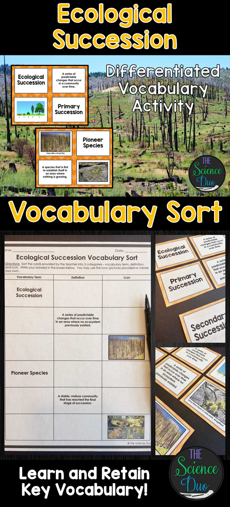 Principles Of Ecology Worksheet Answers Along with Help Your Students Grasp and Retain Key Ecological Succession