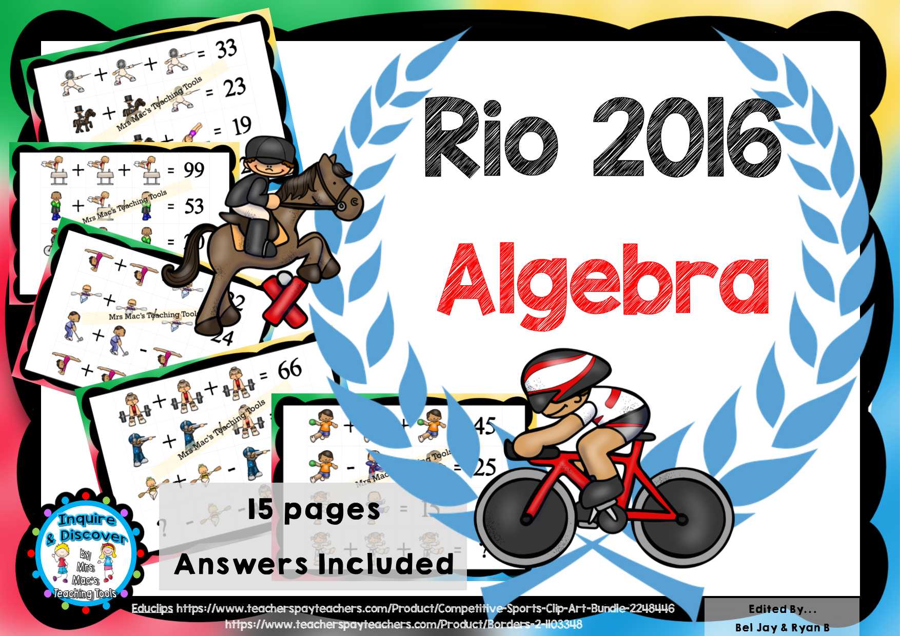 Probability Worksheets with Answers and This Rio Summer Games Algebra Worksheets Will Your Students