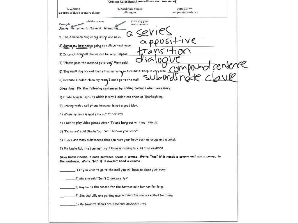 Punctuation Practice Worksheets with Answers together with Ma Worksheets Super Teacher Worksheets