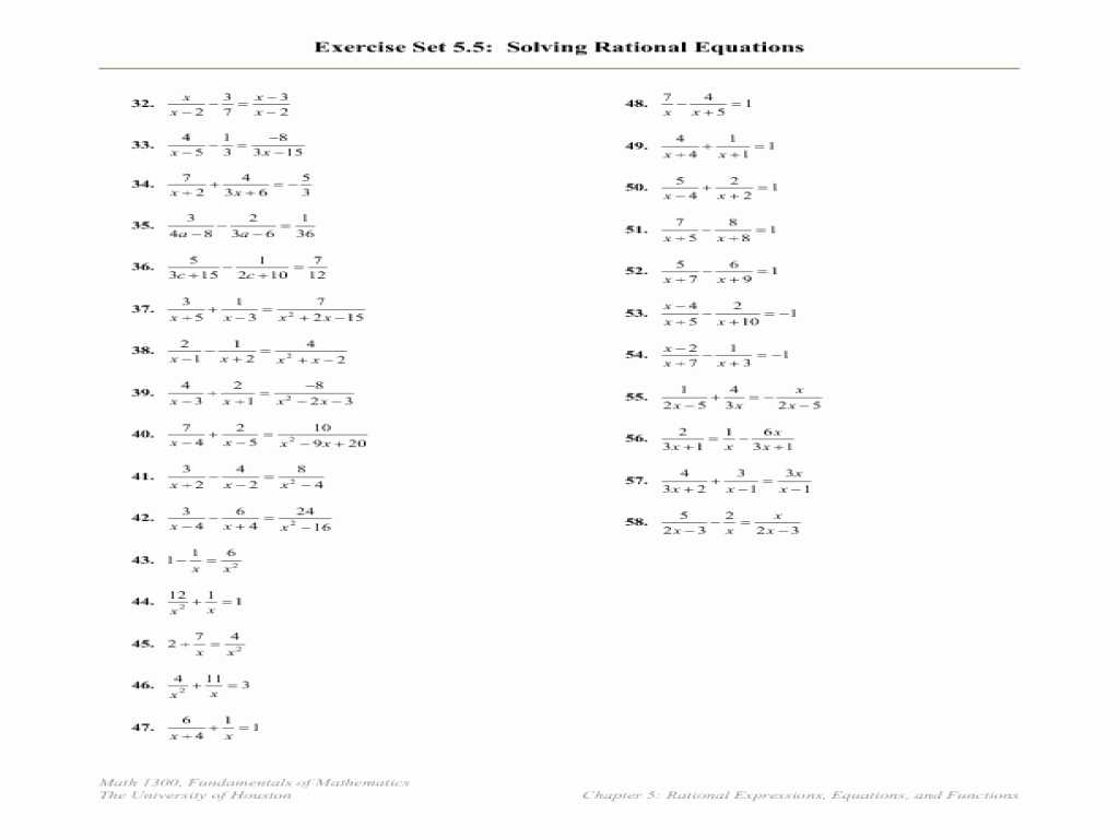 Quadratic Applications Worksheet with Enchanting solving Equations Printable Worksheets Motif Wo