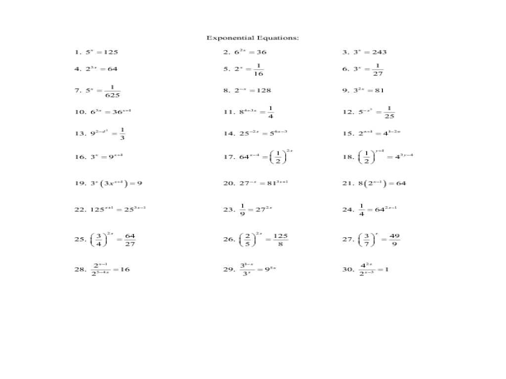 Quadratic Functions Worksheet Answers Along with Exponential Function Worksheet Worksheet Math for K