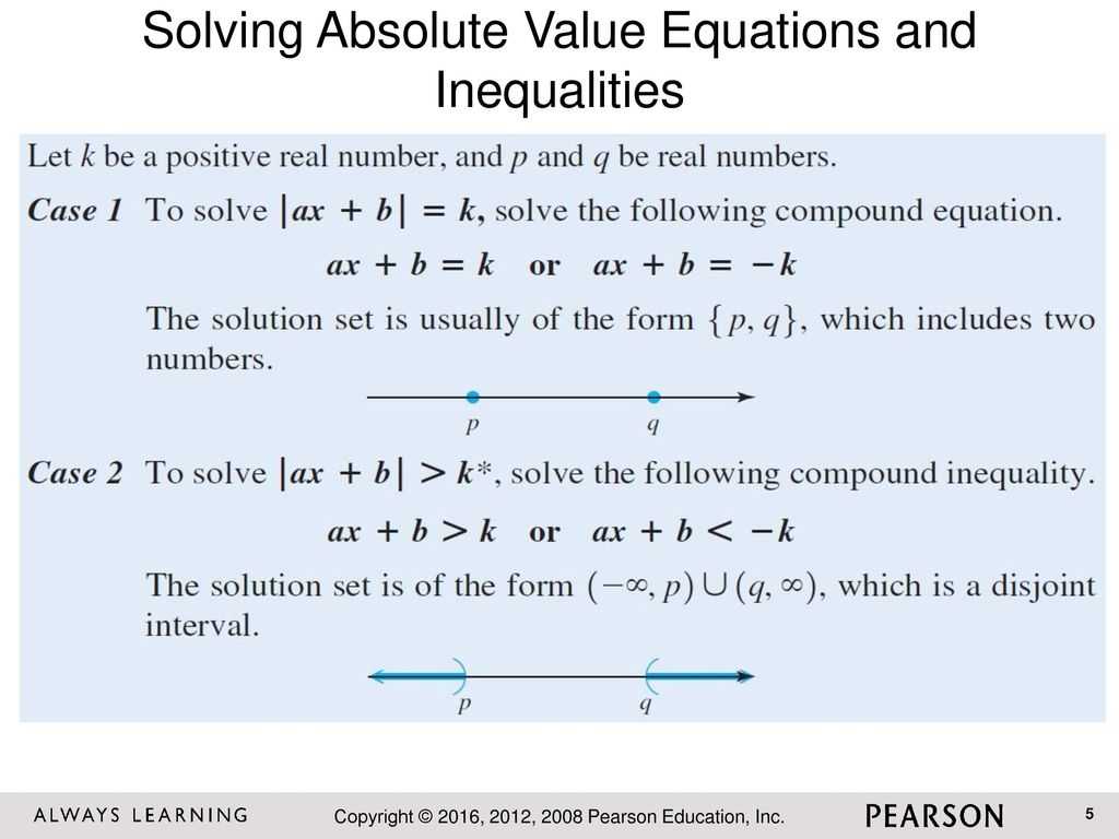 Quadratic Inequalities Worksheet with Answers with Inequalities and Absolute Value Ppt