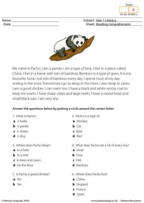 Reading Comprehension Worksheets 5th Grade Multiple Choice Along with 53 Best Prehensions Primary Leap Images On Pinterest