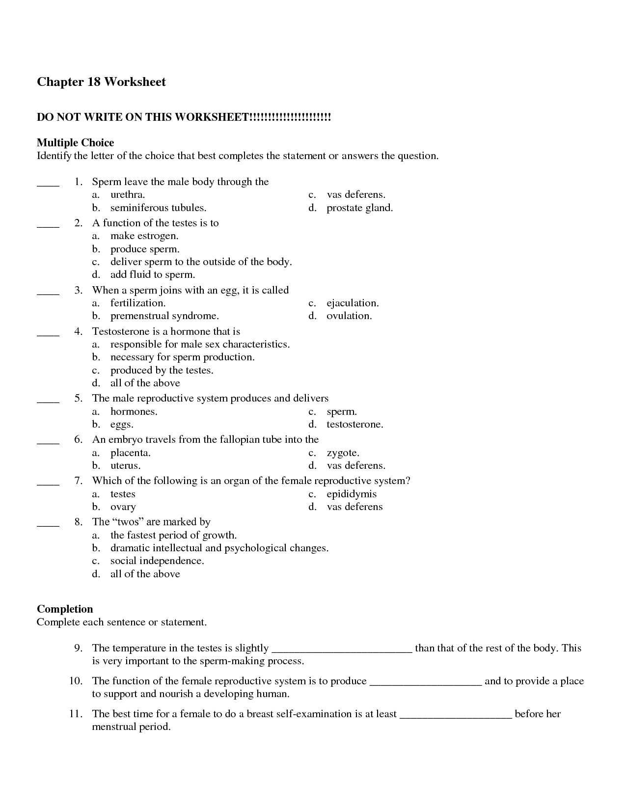 Reproductive Barriers Worksheet Answers and Luxury Anatomy and Physiology Reproductive System Worksheet Answers