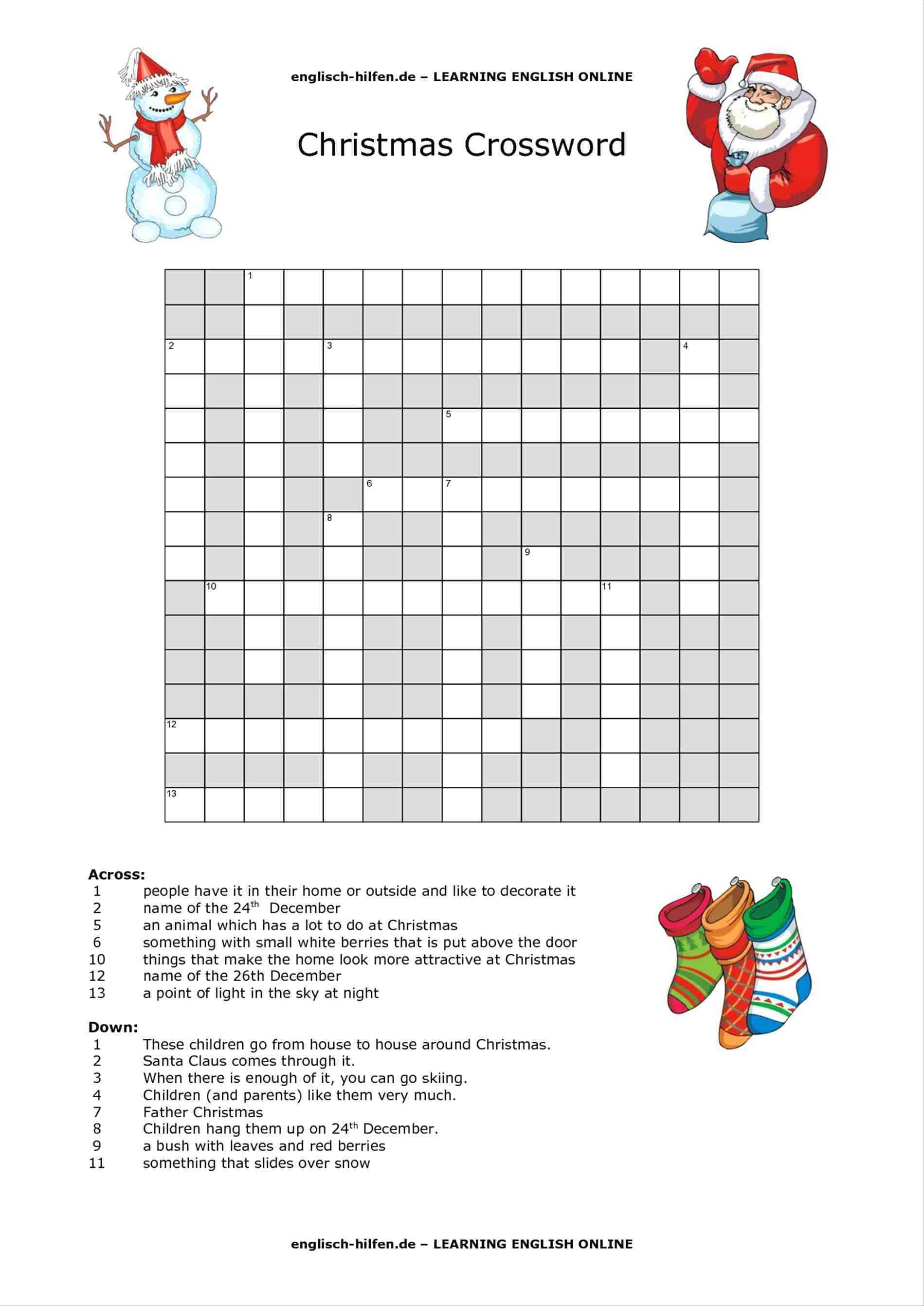 Rhyming Words Worksheets for Kindergarten together with Christmas Mathossword Puzzles Beautiful Puzzle Worksheets Best
