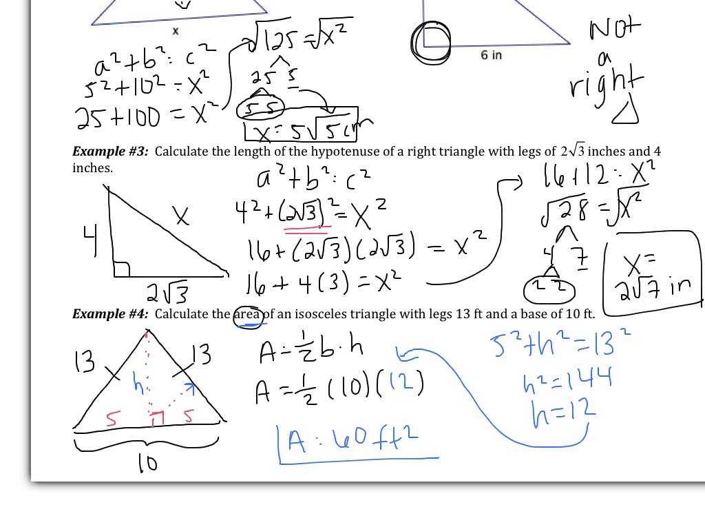 Right Triangle Trigonometry Worksheet Answers or Worksheets Pythagorean theorem Super Teacher Worksheets