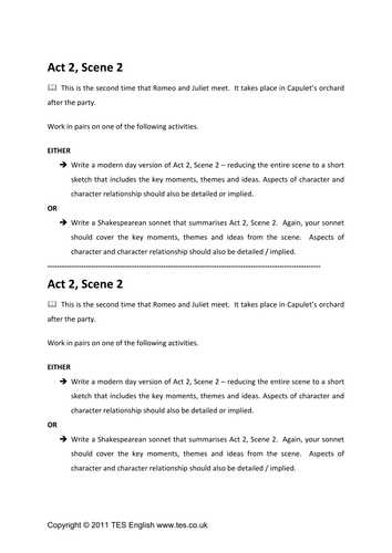 Romeo and Juliet Worksheets Act 1 Along with Romeo and Juliet Act 1 Scene 1 by Scarter21 Teaching Resources