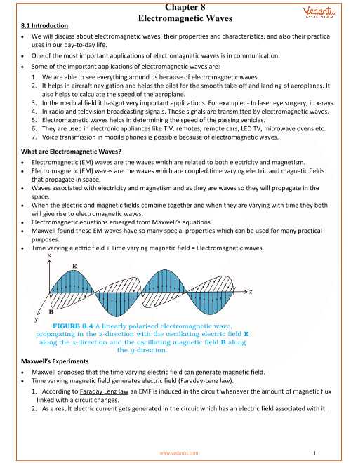 Science 8 Electromagnetic Spectrum Worksheet Answers as Well as Class 12 Physics Revision Notes for Chapter 8 Electromagnetic Waves