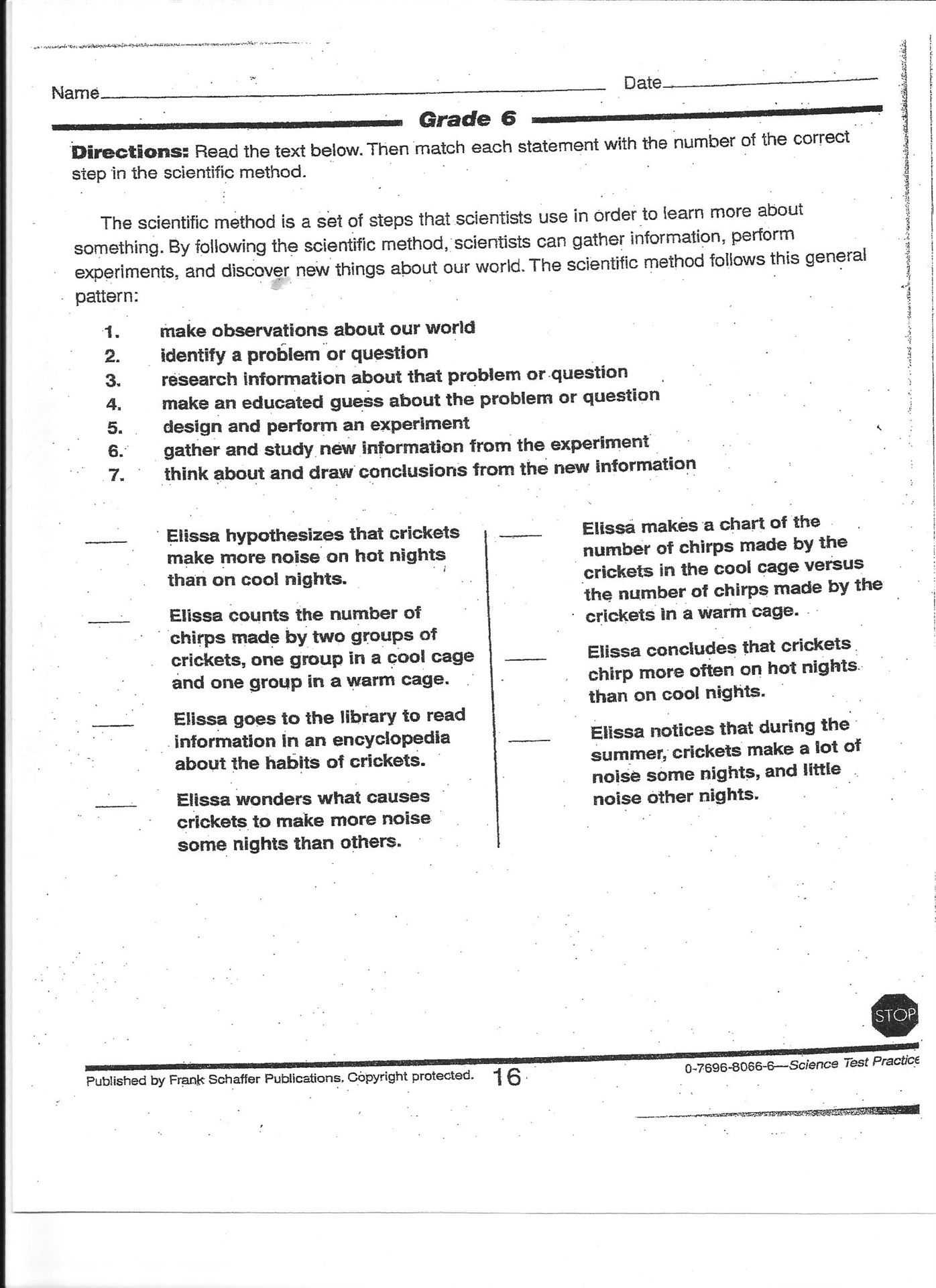 Scientific Inquiry Worksheet Answers and Scientific Method Worksheet & Simpsons Scientific Method Worksheet