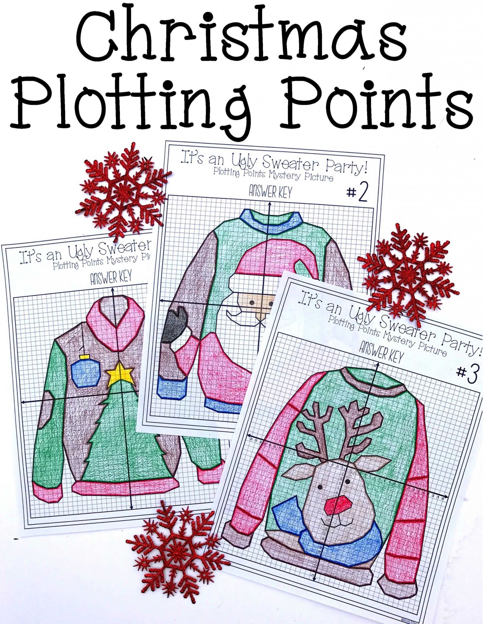 Secrets Of the Mind Worksheet Answers as Well as Christmas Math Activity Ugly Sweaters Plotting Points Mystery