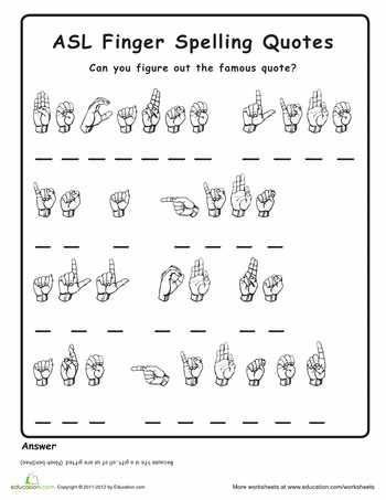 Sign Language Worksheets as Well as Sign Language Alphabet Practice