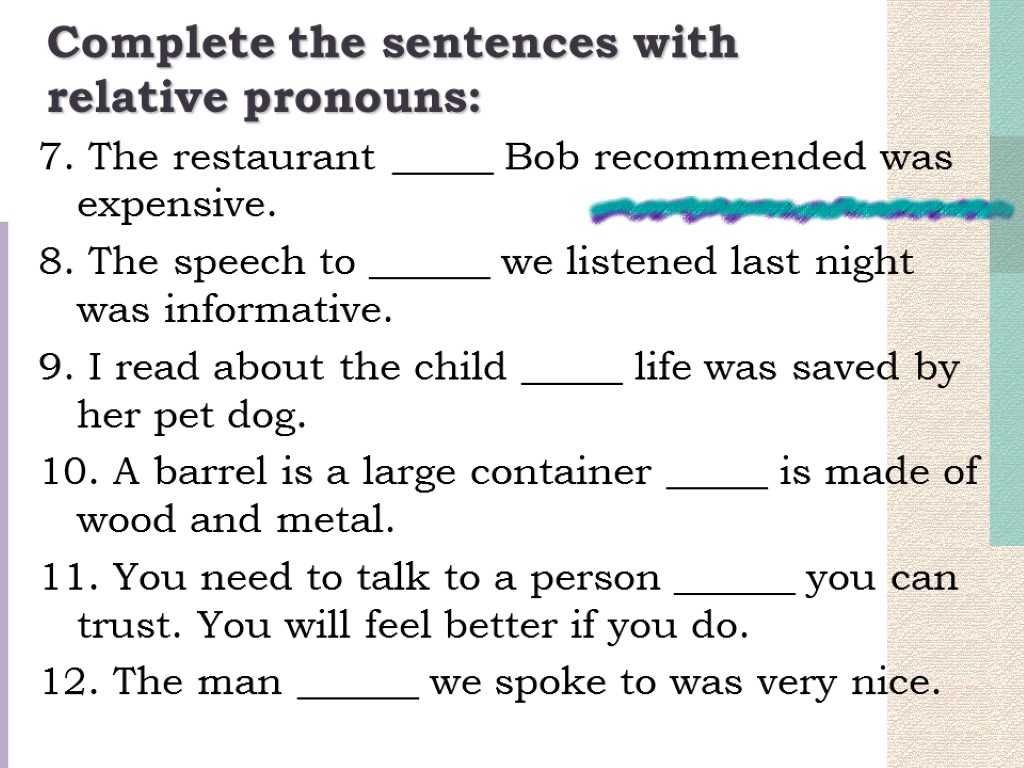 Simple Sentences Worksheet or English Pronouns Indefinite Relative and Reflexive Pronouns