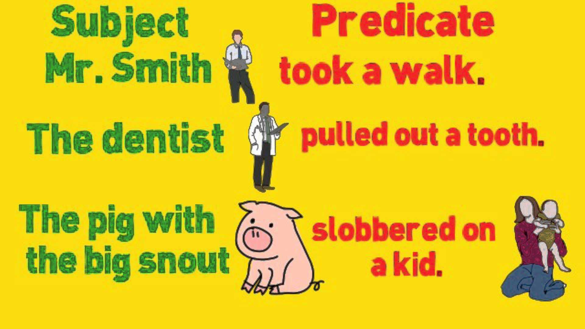 Simple Subject and Predicate Worksheets Also Plete and Simple Subjects and Predicates K Up 2018